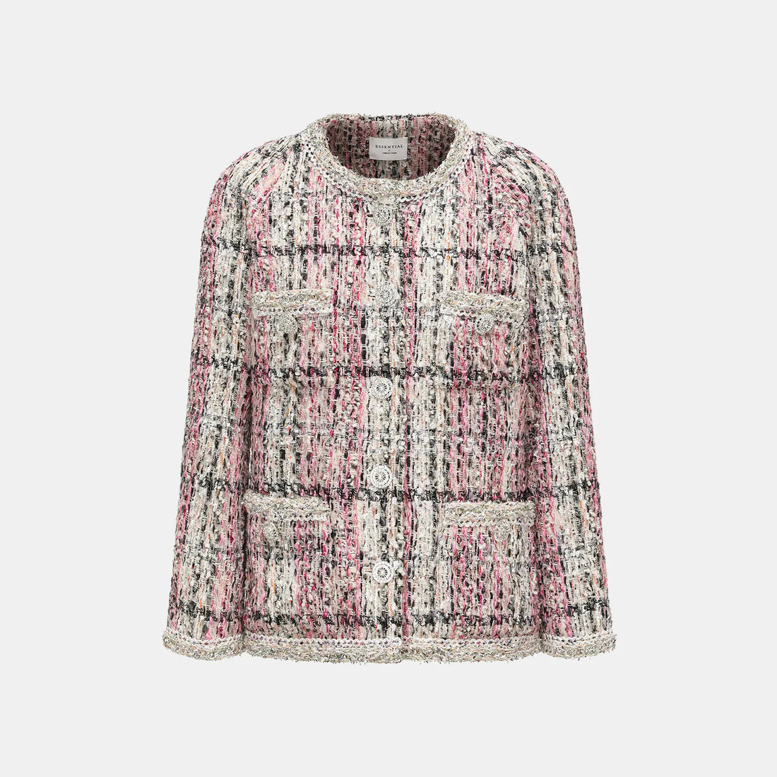 “Brunch at Ritz” tweed jacket—Ispahan