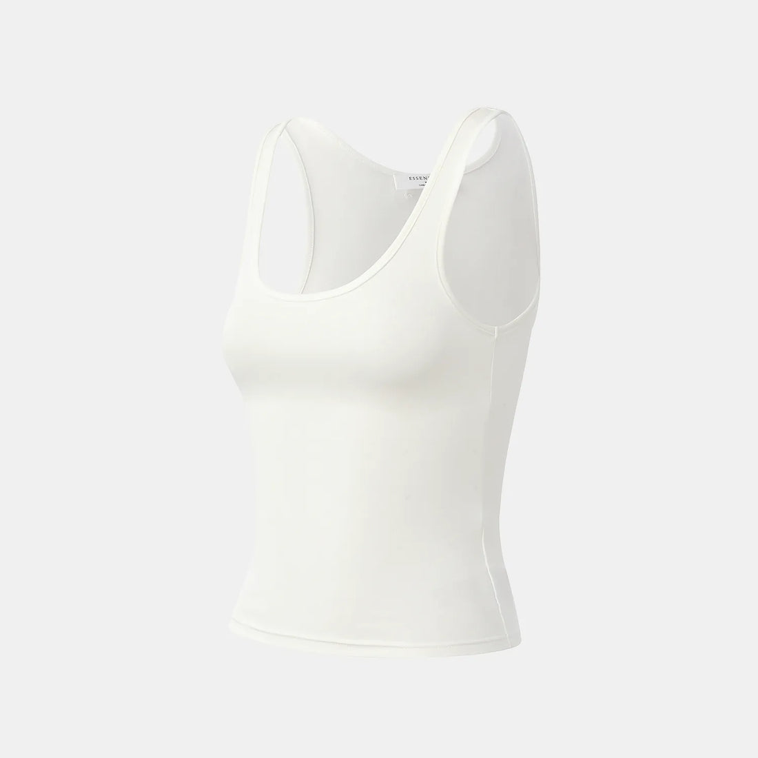 "Exquisite Everyday" Ultra Soft Modal Vest/Straight Leg Pants Set - White