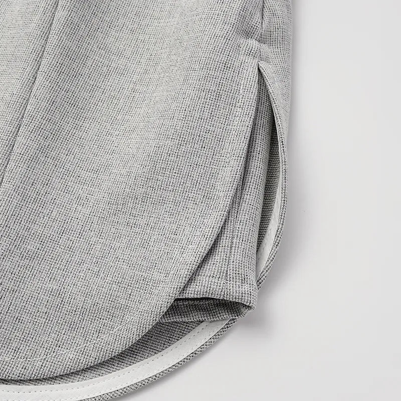 "Essential Golf Collection" Technical Fabric Skort - Grey