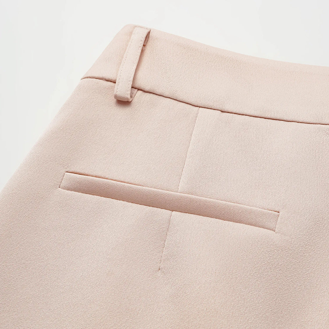 "Speak Sleek." Acetate Shorts—Pink