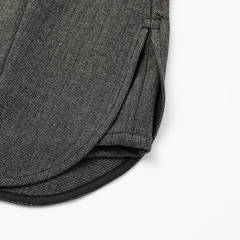 "Essential Golf Collection" Technical Fabric Culotte — Black