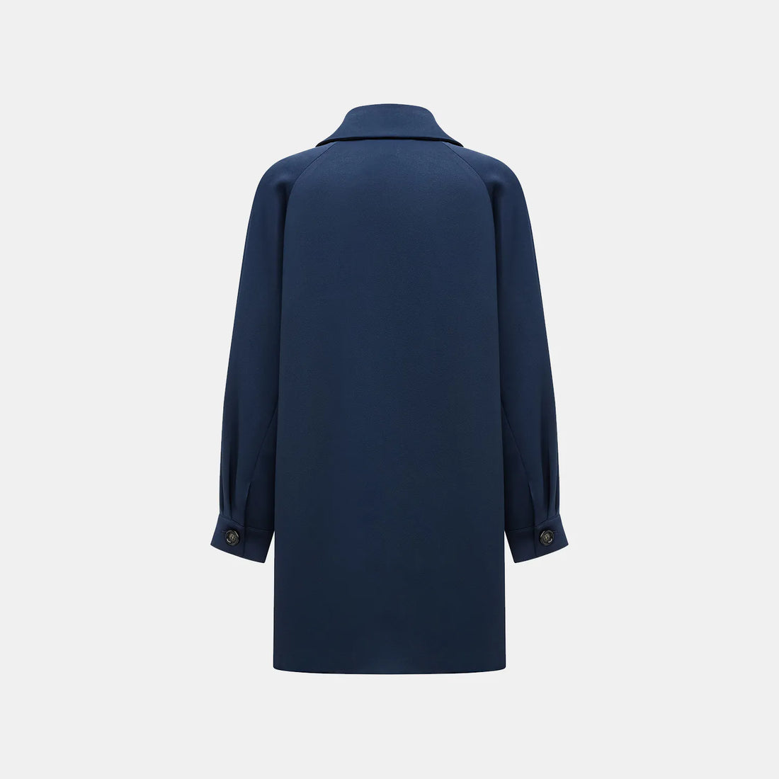 "Easy-go Chic" Heavy Acetate Casual Dress - Blue
