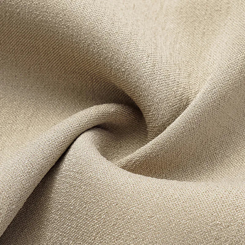 "Autumn Diary" Korean super elastic drape texture fabric beautiful leg filter flared pants - khaki