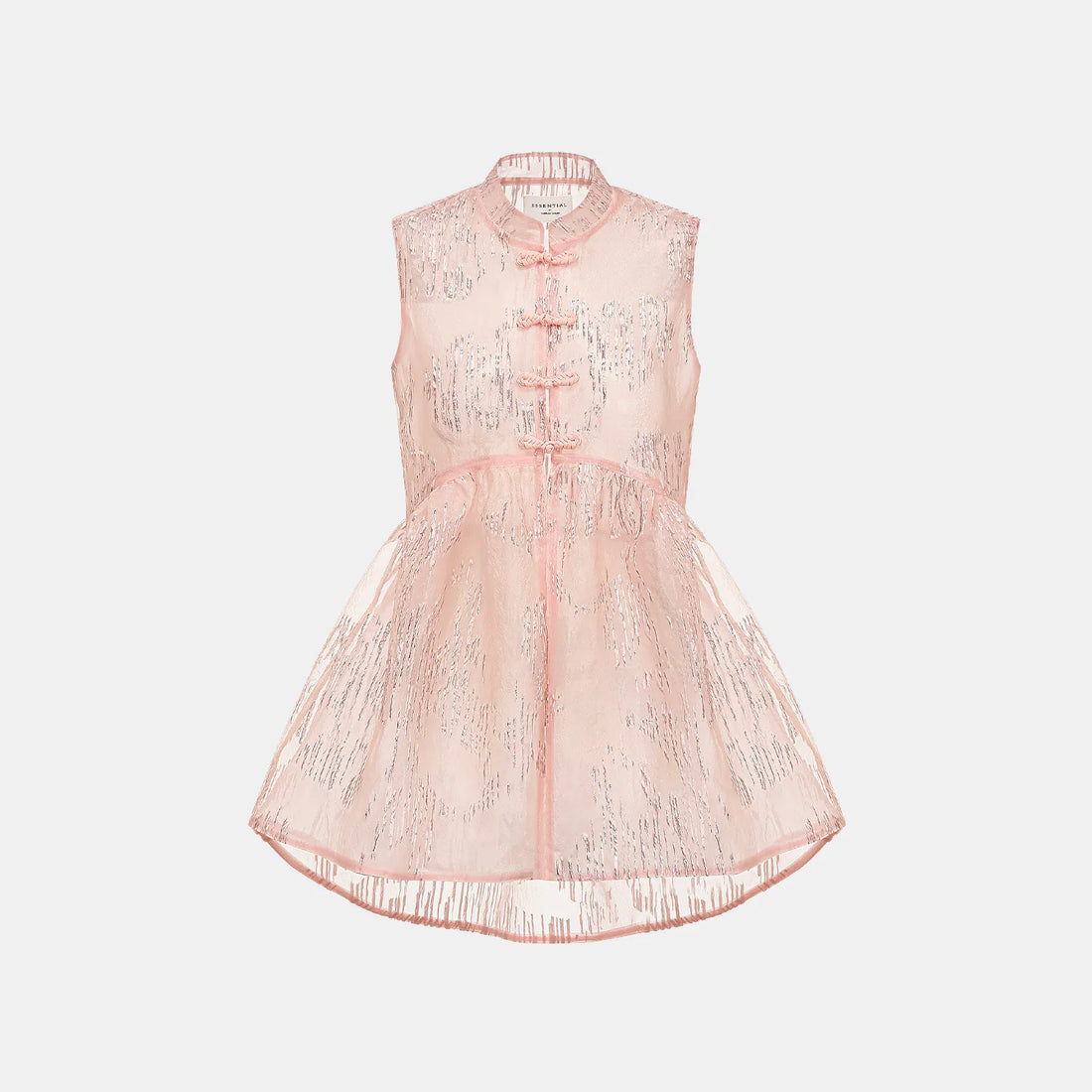 "Imperial Garden Teatime" Chinese style jacquard vest