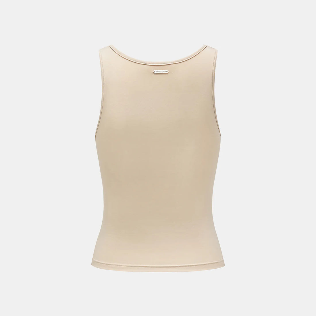 "Exquisite Daily" Ultra Soft Modal Vest/Straight Leg Pants Set - Nude