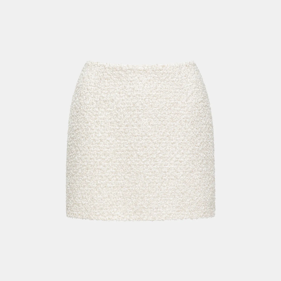"Great Gatsby" Ruffo Coli Couture Handmade Pearl Fabric Skirt - Navy