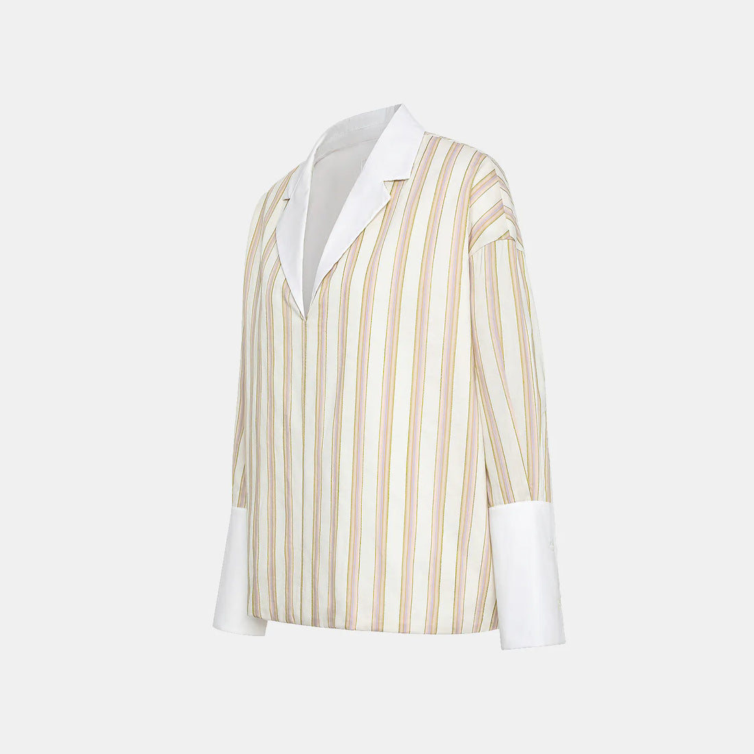 "Westminster Weekdays" Italian 3D Embroidery Oversized Shirt
