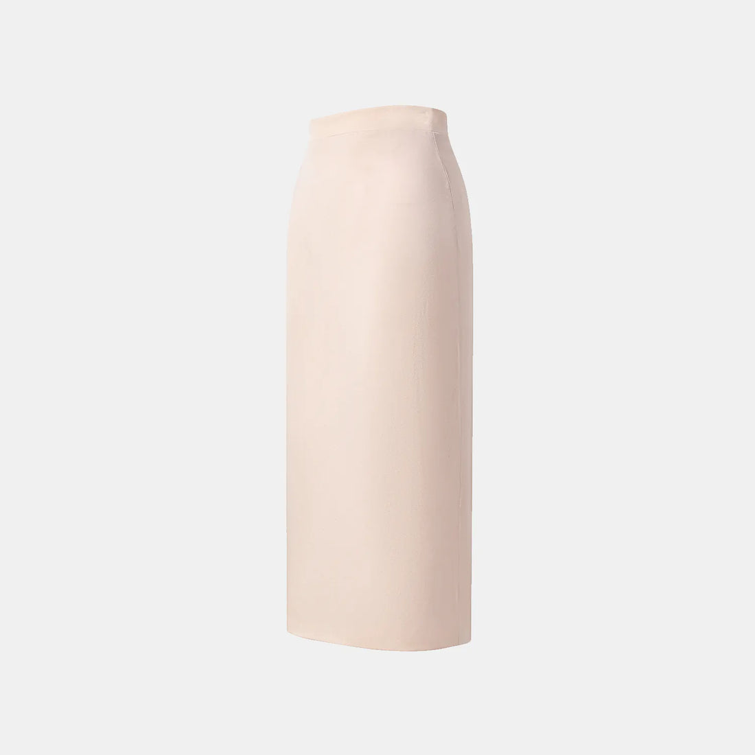 "Speak Sleek." Acetate pencil skirt—Pink