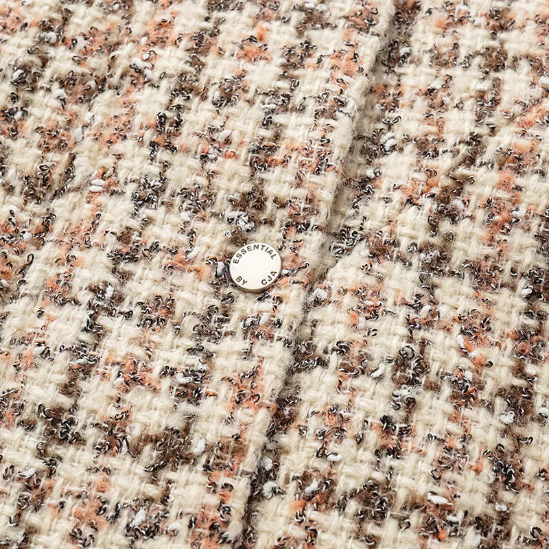 “Weekend at Monaco.” Tweed casual jacket—Brown Check