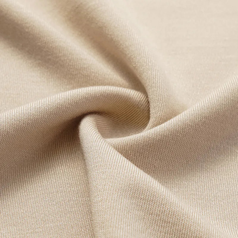 "Exquisite Daily" Ultra Soft Modal Vest/Straight Leg Pants Set - Nude