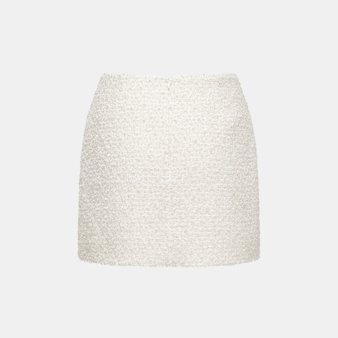 "Great Gatsby" Ruffo Coli Couture Handmade Pearl Fabric Skirt - Navy