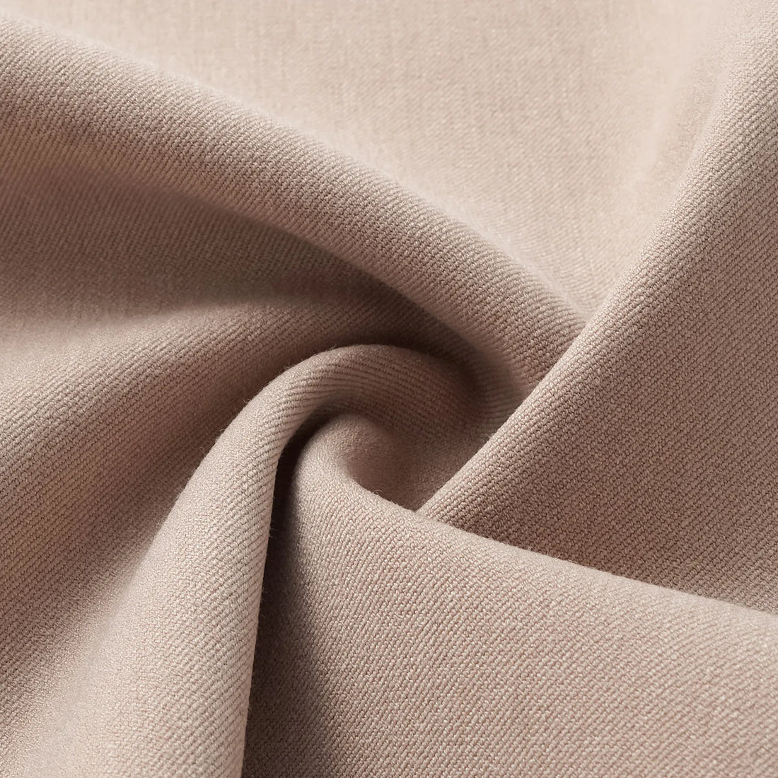 "Speak Sleek." Oversized suit jacket in Italian textured fabric—Taupe