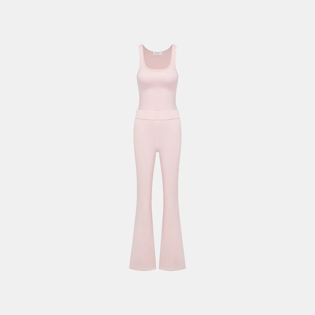 "Exquisite Daily" Ultra-soft Modal Vest/Straight Leg Pants Set - Cherry Blossom Pink
