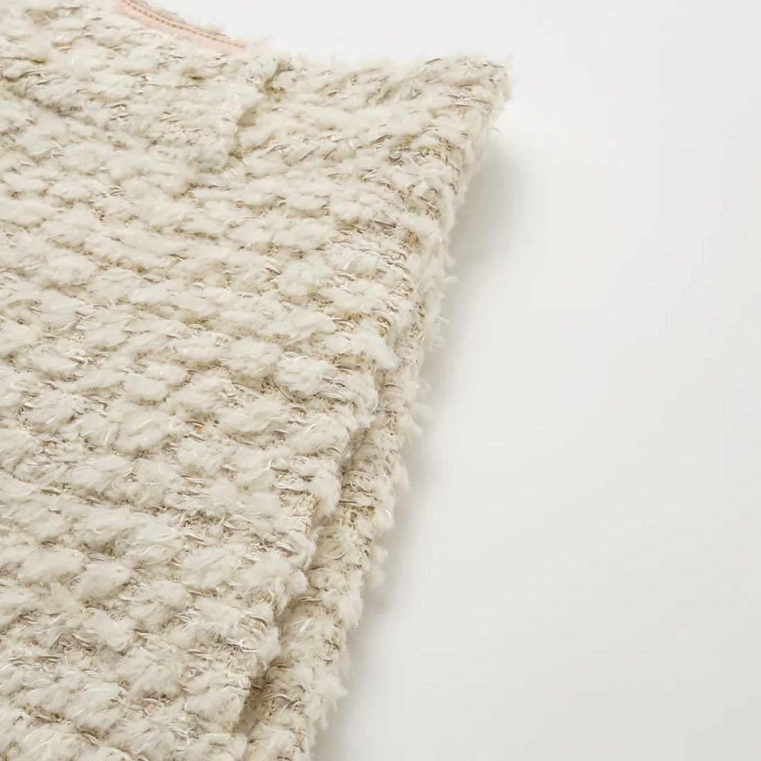 "Tokyo Hours" Tweed Shorts - Cloud White