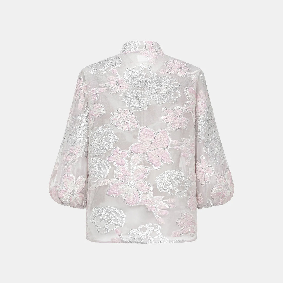 "Imperial Garden Teatime" Italian jacquard light Chinese style jacket