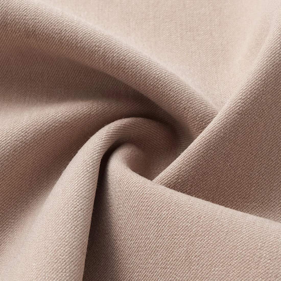 "Speak Sleek." Italian textured fabric flared pants - Taupe
