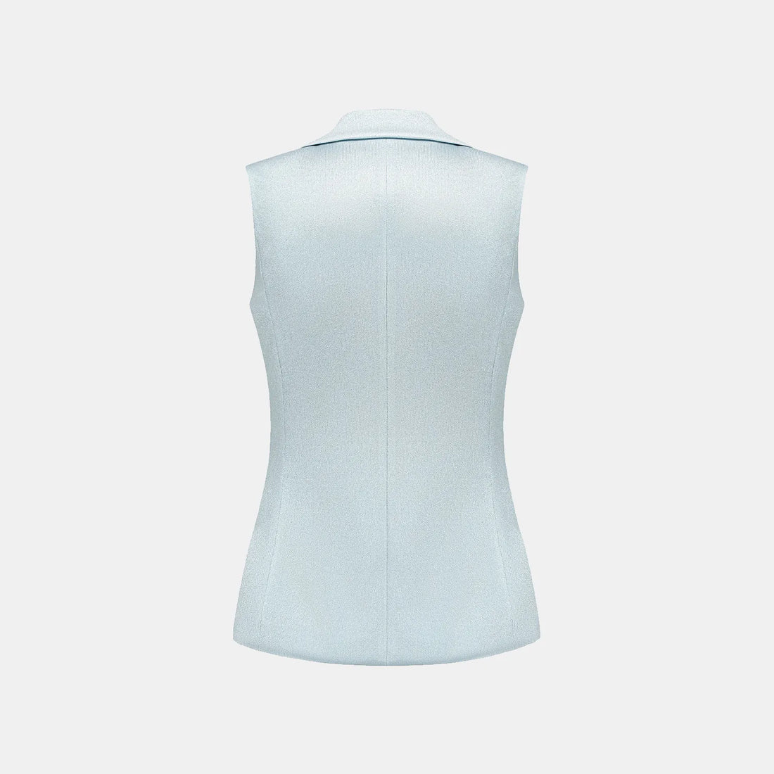 'Easy Go Chic' acetate jersey vest - light blue