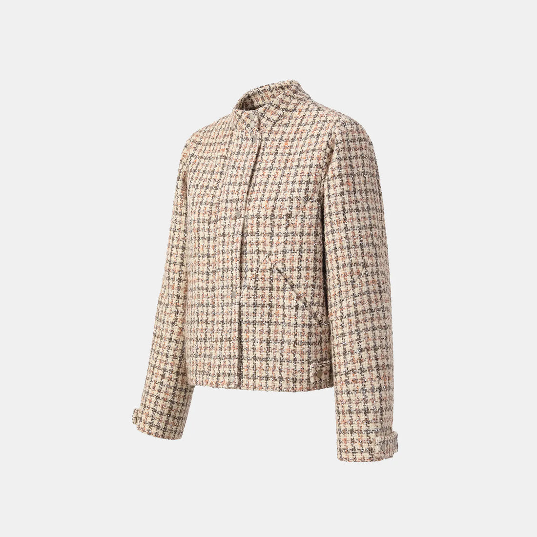 “Weekend at Monaco.” Tweed casual jacket—Brown Check