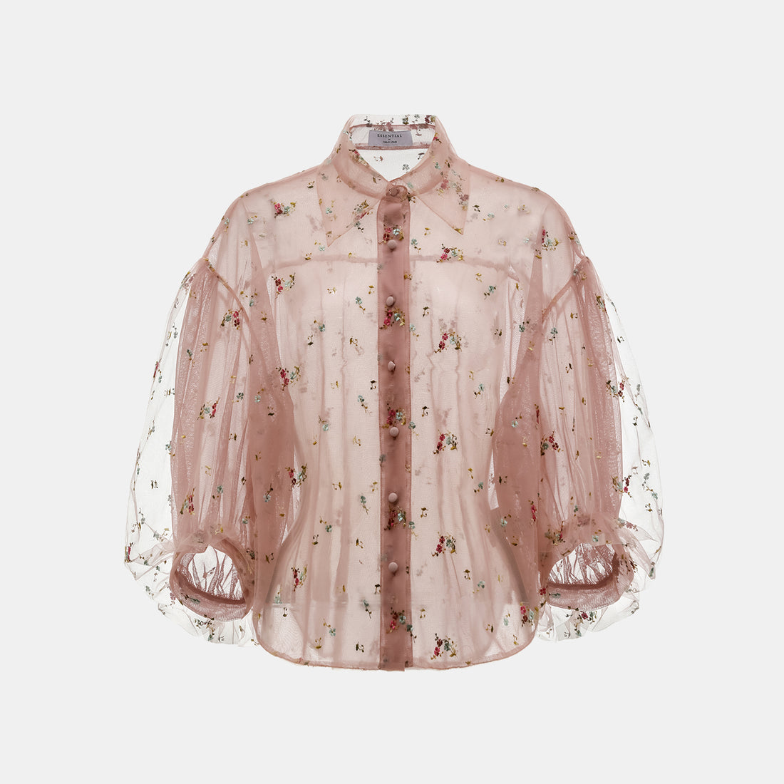 "Quiet Mastery" French top embroidered shirt - Huajianyou