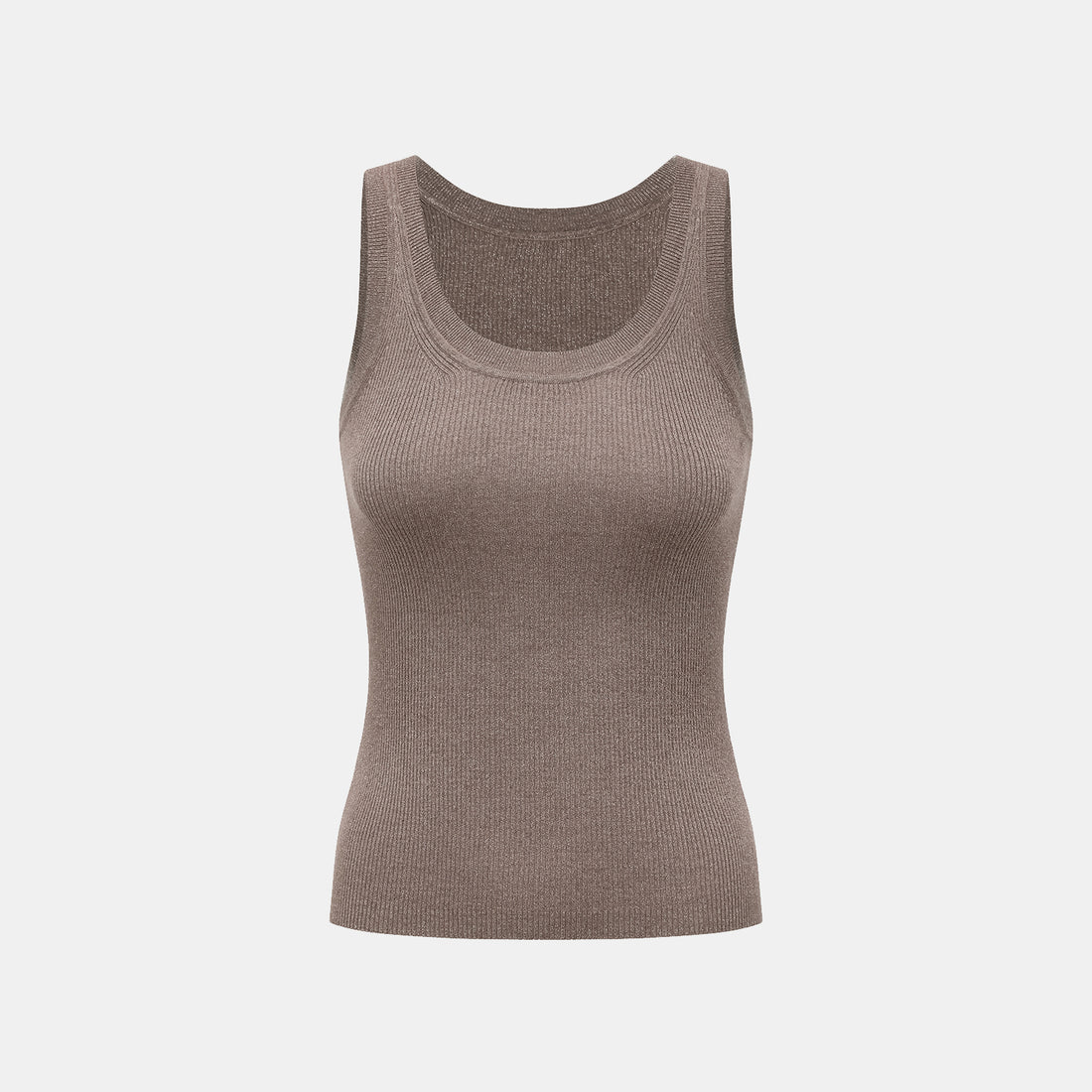 "Summer Diary" Cool Triacetate Cashmere Knit Vest—Dusk