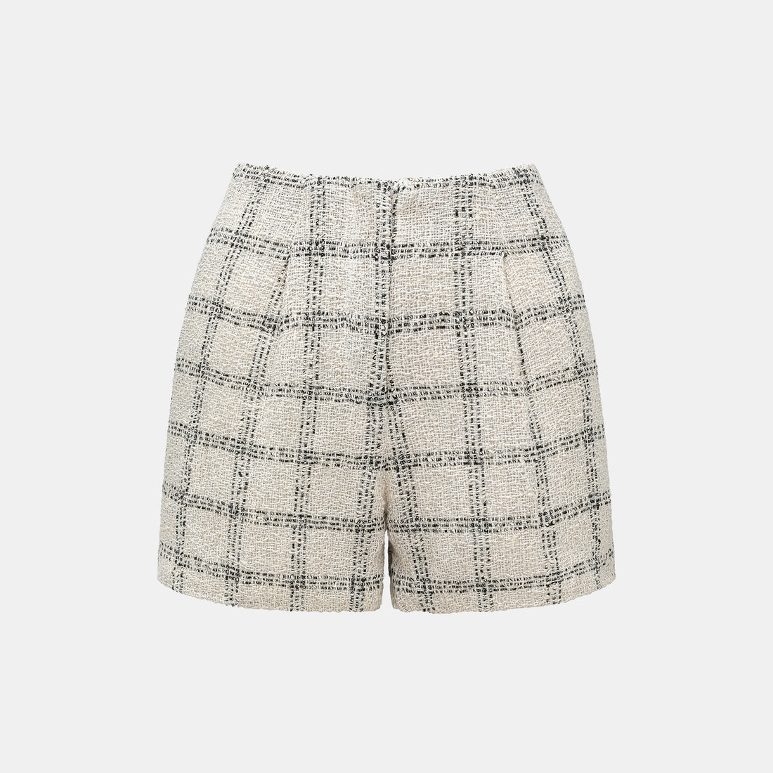 "Breeze boucle" British top light tweed shorts - Gin Tonic