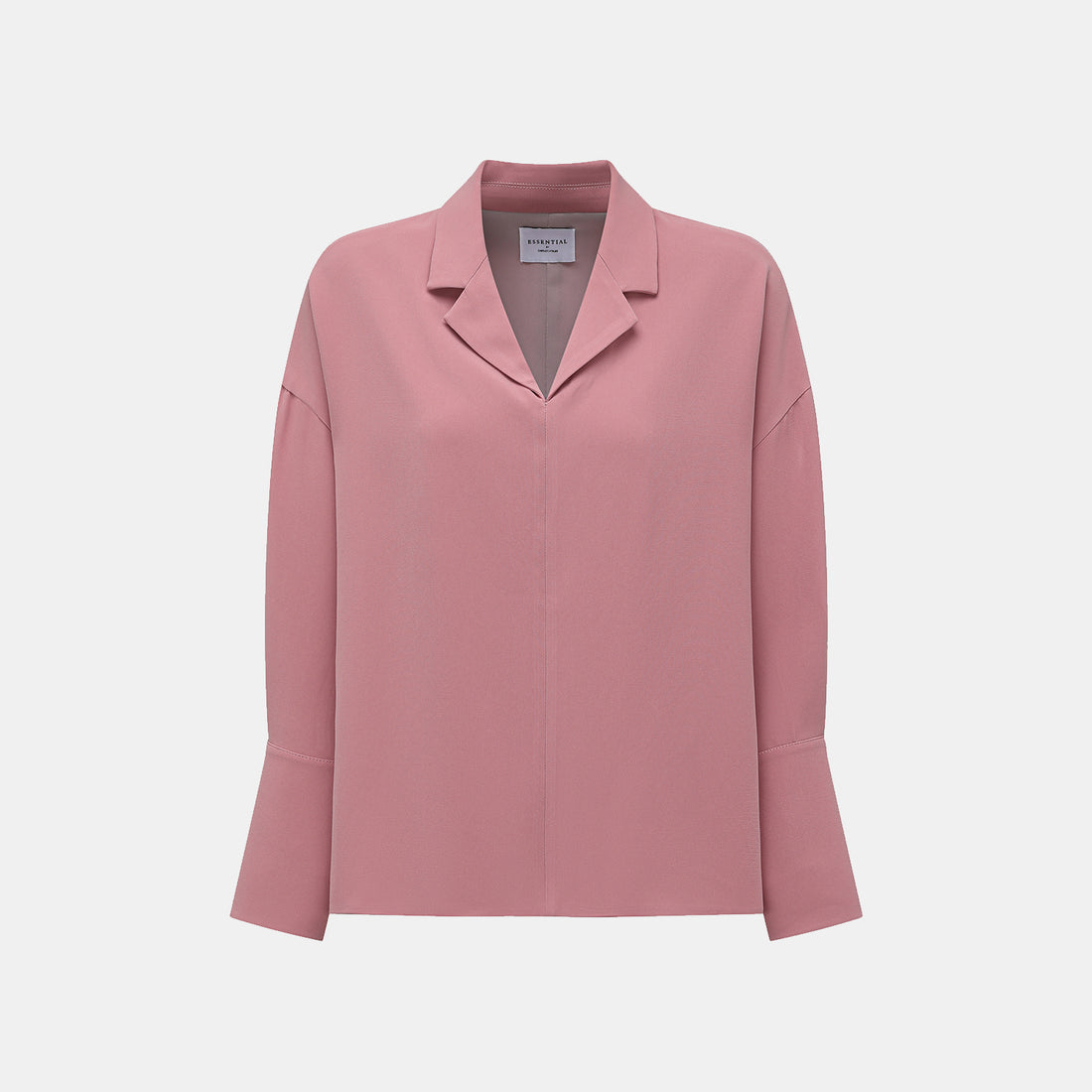 "Easy-go Chic" Textured Acetate Blazer/Shorts Set—Dusk