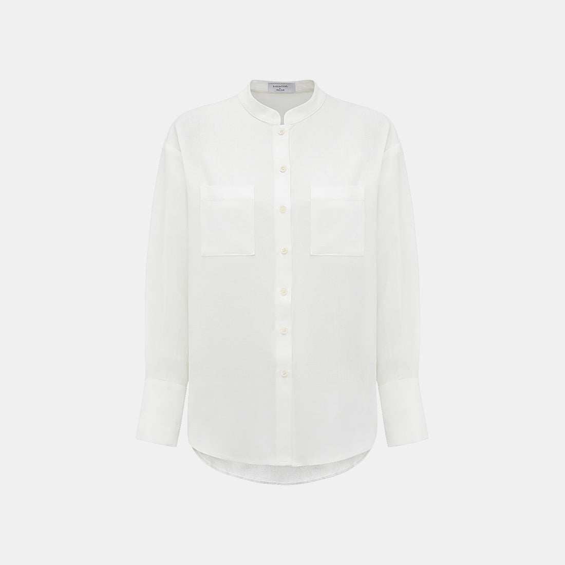 "Intellectual Moment" Special Silk and Bamboo Texture Acetate Shirt - Chenyu