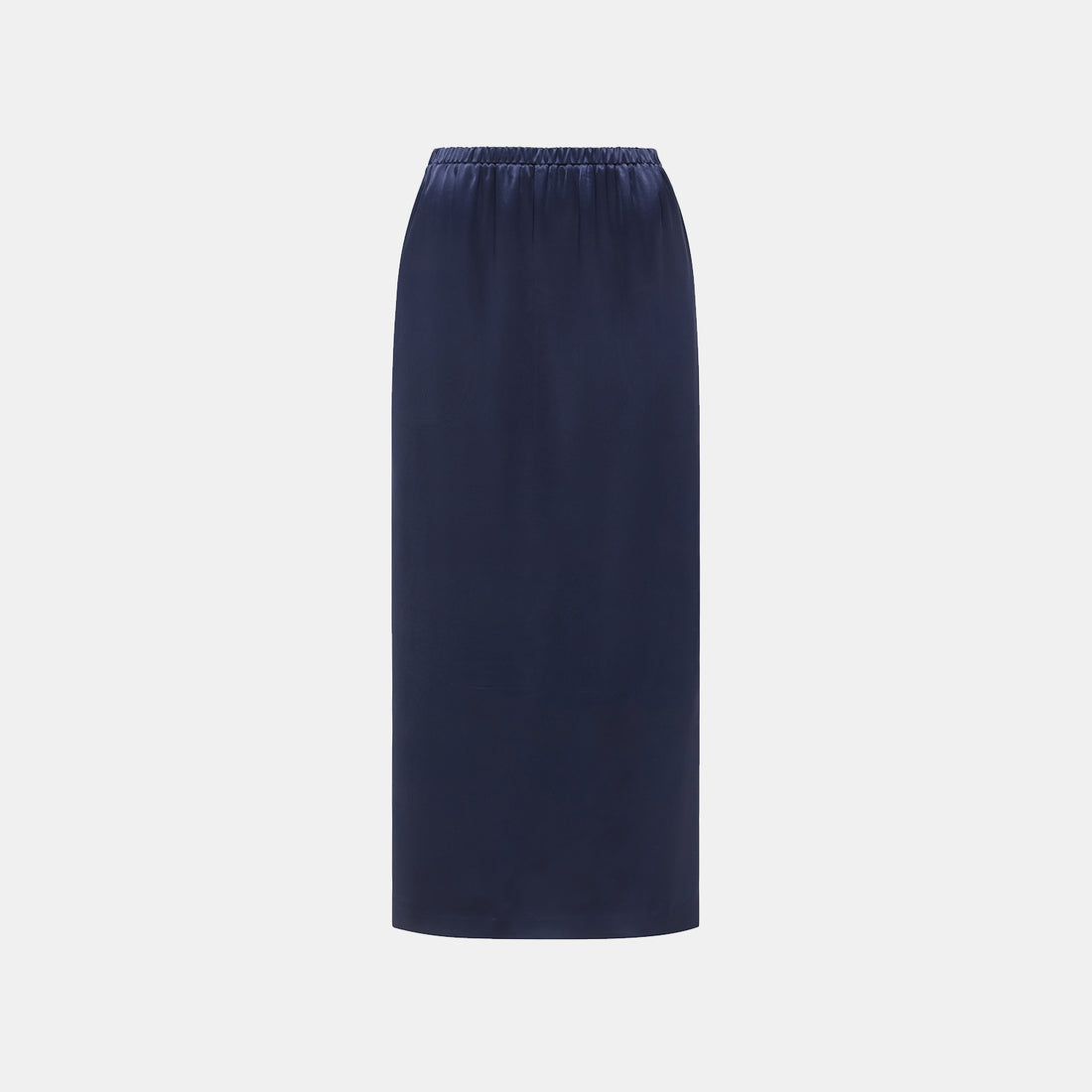 “Easy Go Chic.” Satin Acetate Leisure Suit—Blue
