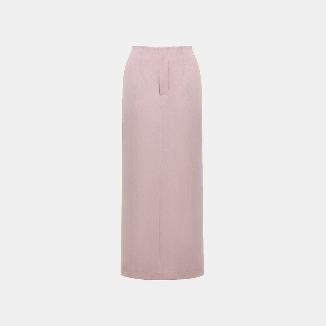 "Speak Sleek" Luxe Lightweight Linen Acetate Pencil Skirt—Pink