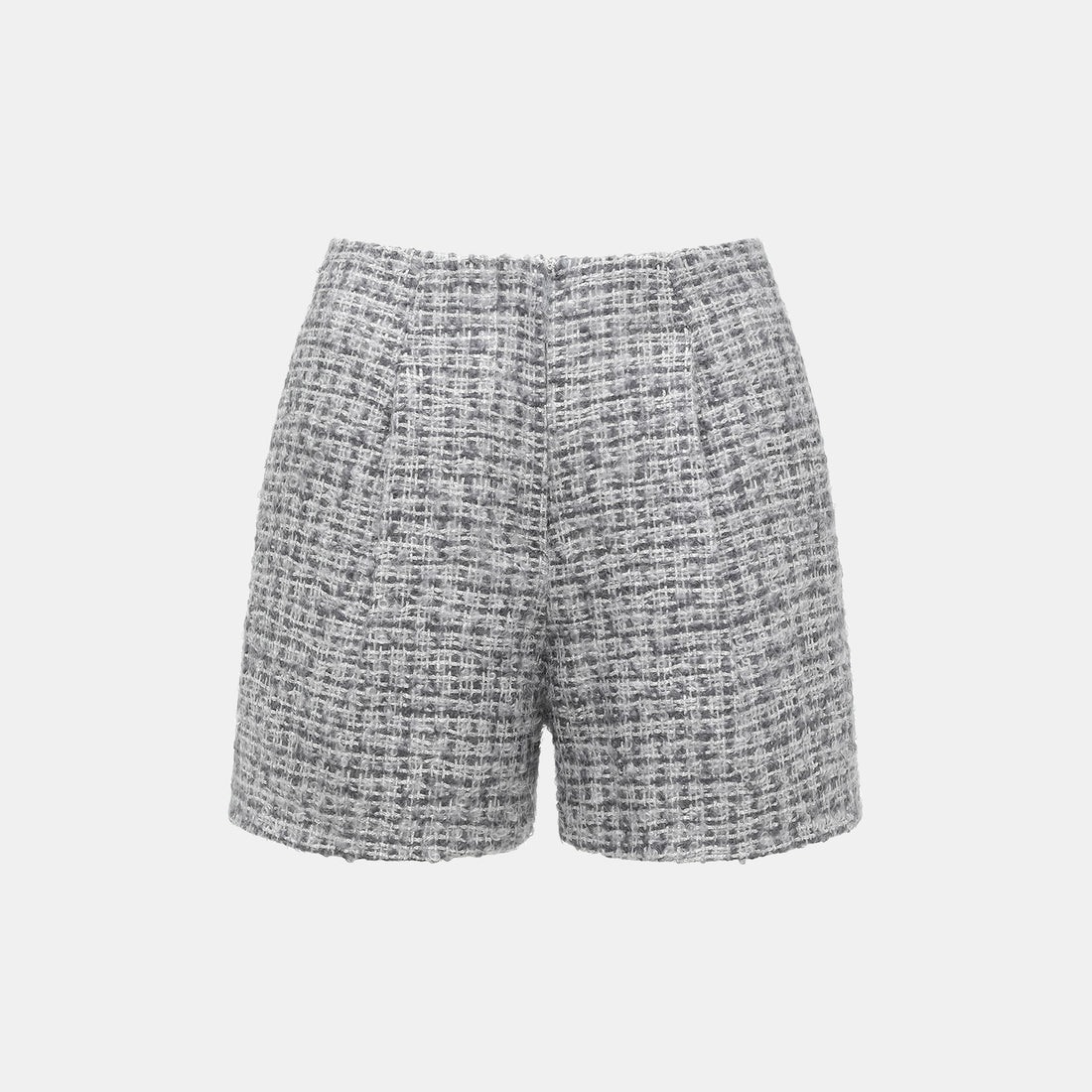 "Breeze boucle" British top light tweed shorts - Starlit Smoke