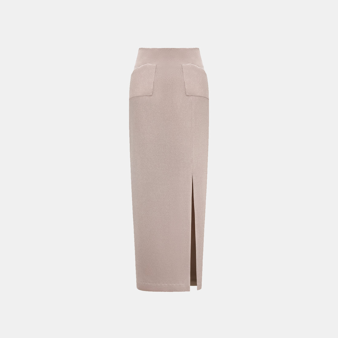 'Easy Go Chic' acetate pencil skirt — Coffee