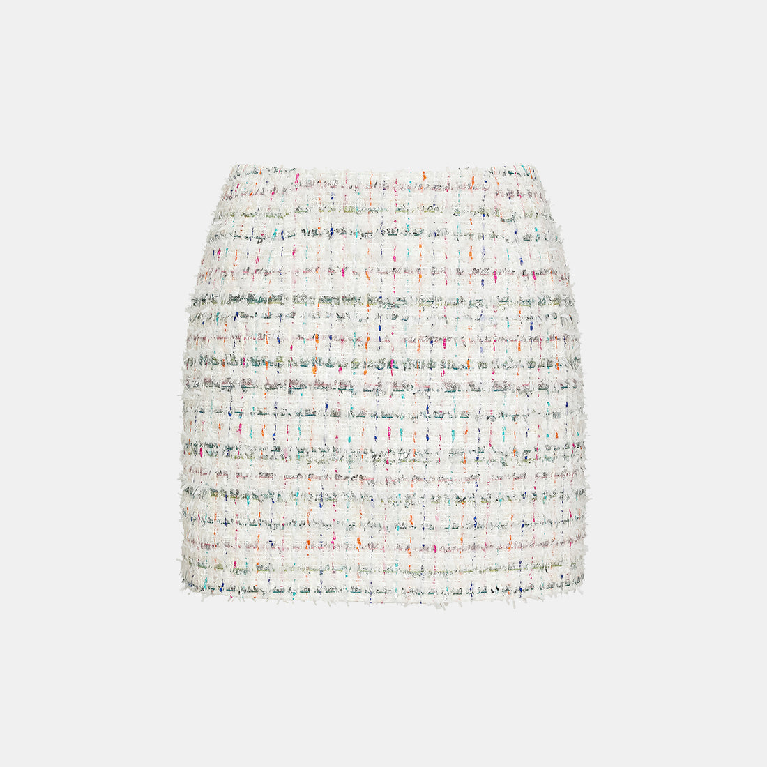 "Winter Versailles" Tweed Skirt—Fruit Mille Crepe