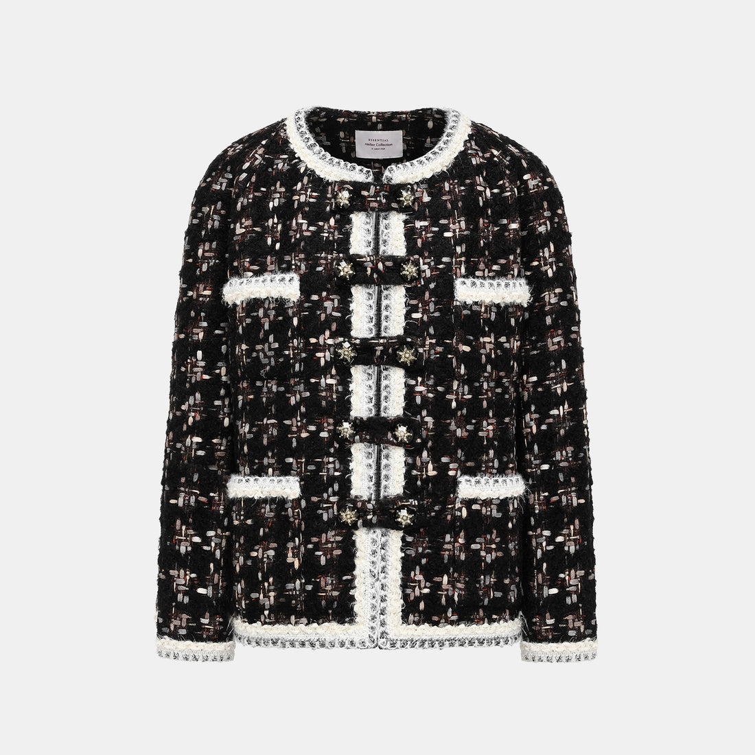“Best of 2024.” Italian top-grade mohair tweed classic No.4 coat—Starry Night