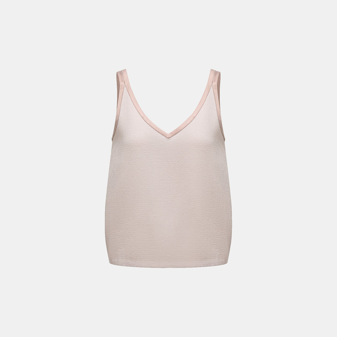 "The Top" British Double Crepe Vest — Taupe