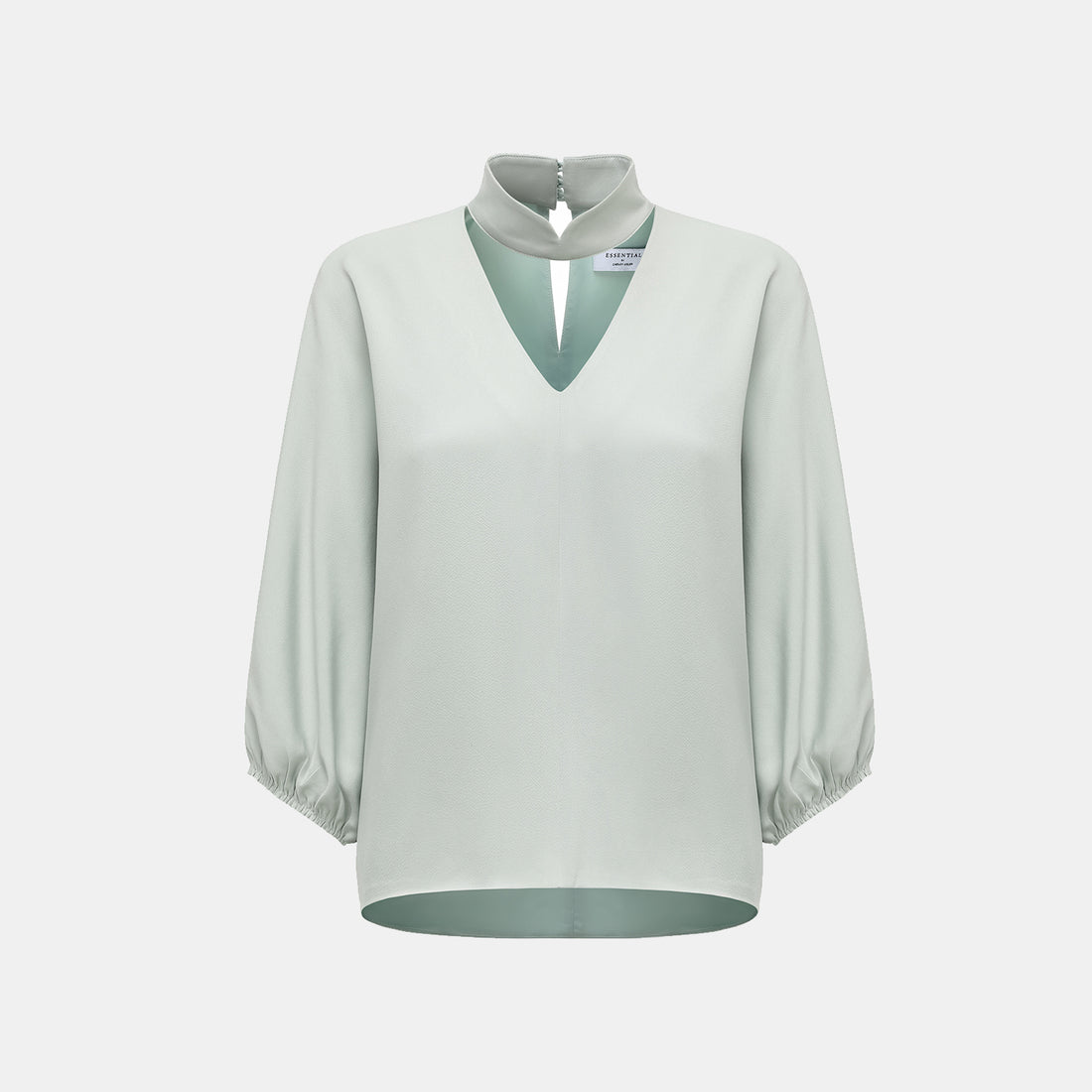 "Spring" hollow cut design light Chinese top - Jasmine