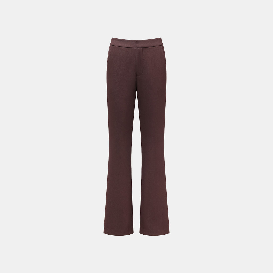 "Westminster Weekdays" Luxe Acetate Flared Pants - Margaux