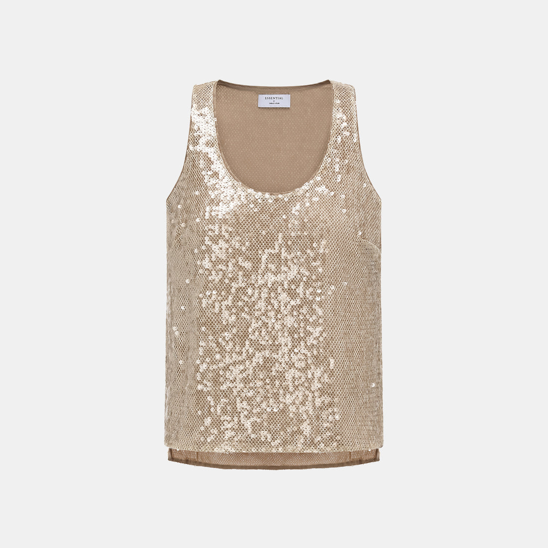 “Daytime Party.” Sparkling Knit Vest
