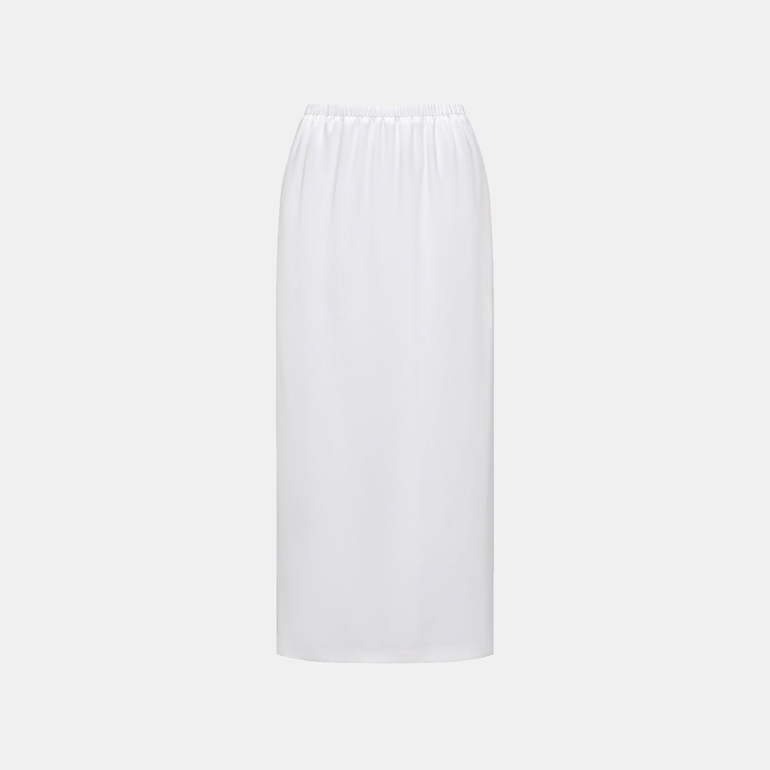 “Easy Go Chic.” Satin Acetate Leisure Suit—White