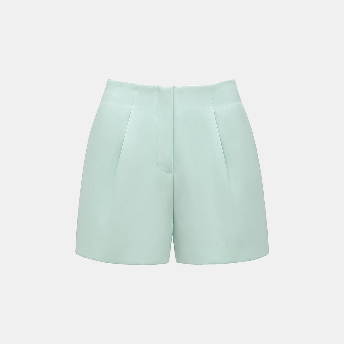 "Weekend at Monaco." Heavy Satin Shorts — Mint