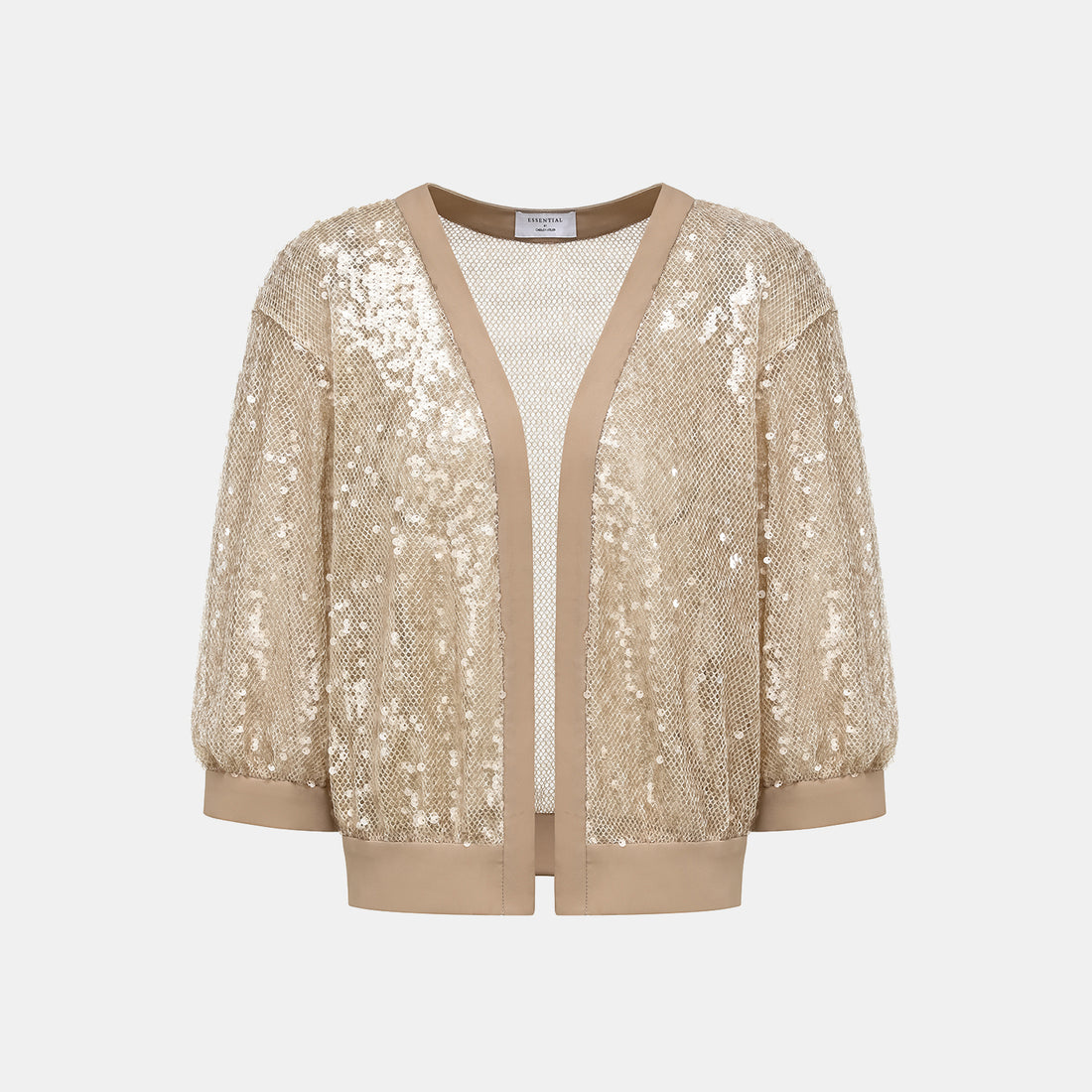 “Daytime Party.” Sparkling Knitted Jacket