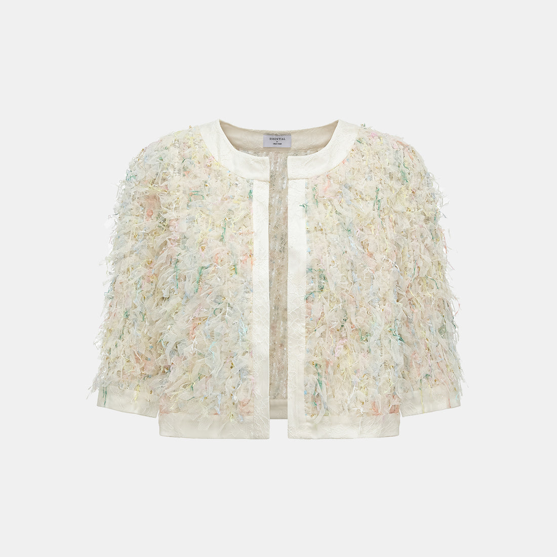 "Brunch at Ritz." Special craft lace cardigan—Summer Monet
