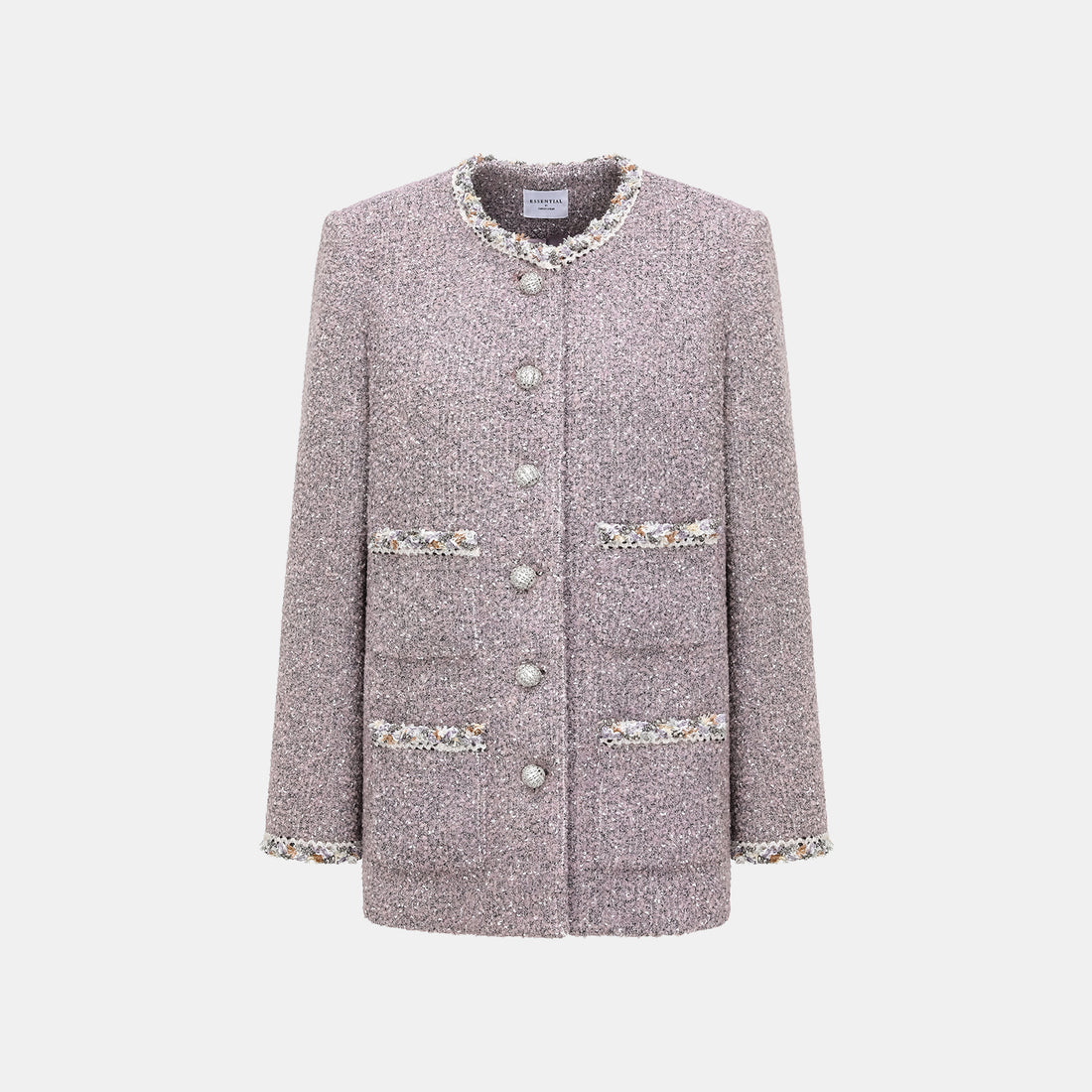 "Chelsea Citywalk." 義大利肌理工藝花呢經典No.6外套—Lavender Haze