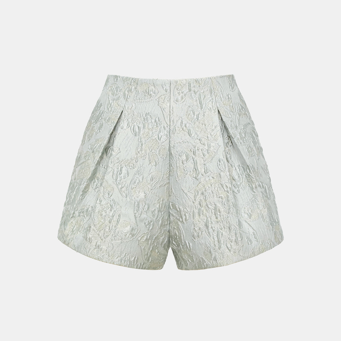 "Spring Outing" Jacquard Shorts—Moonlit
