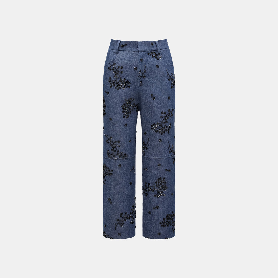 "Spring" Italian Beaded Cropped Pants