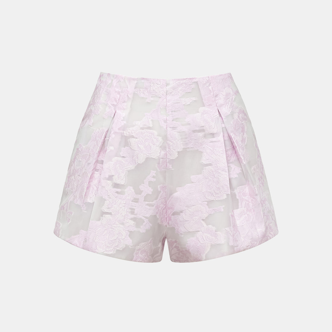 "Spring Outing" Jacquard Shorts - Lotus Fragrance