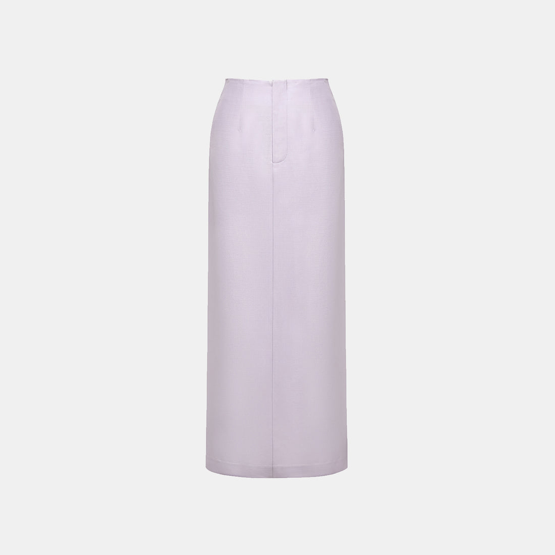 "Speak Sleek" Luxe Lightweight Linen Acetate Pencil Skirt—Lilac