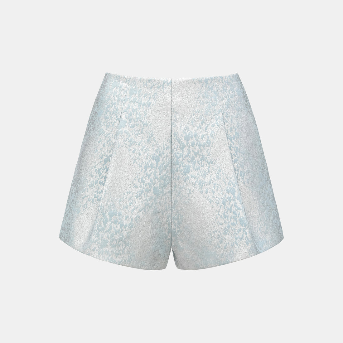 "Spring" Spanish jacquard shorts - Shadow Blue Floating Light