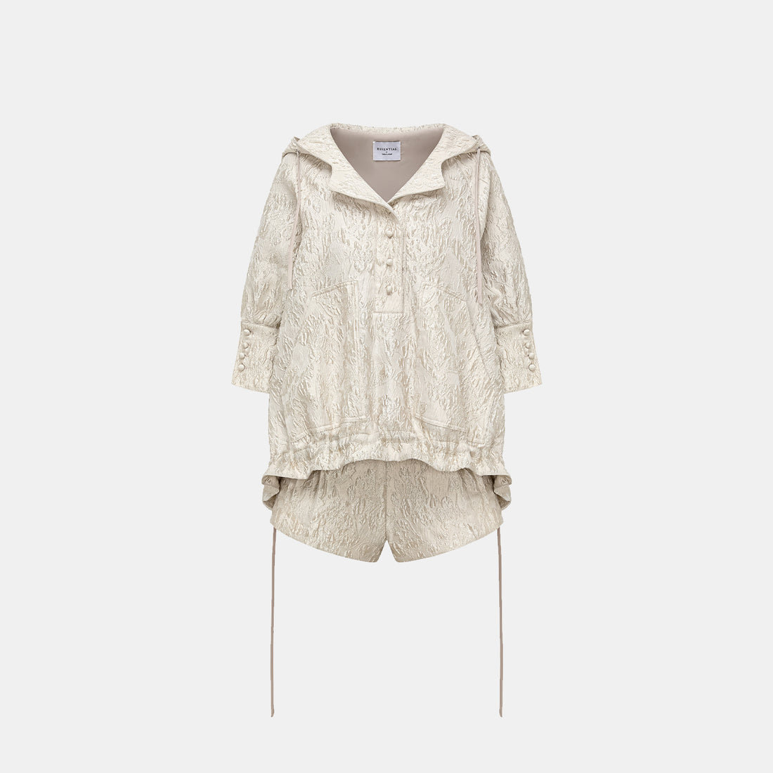 "Spring Outing" Jacquard Shorts—Sunlight