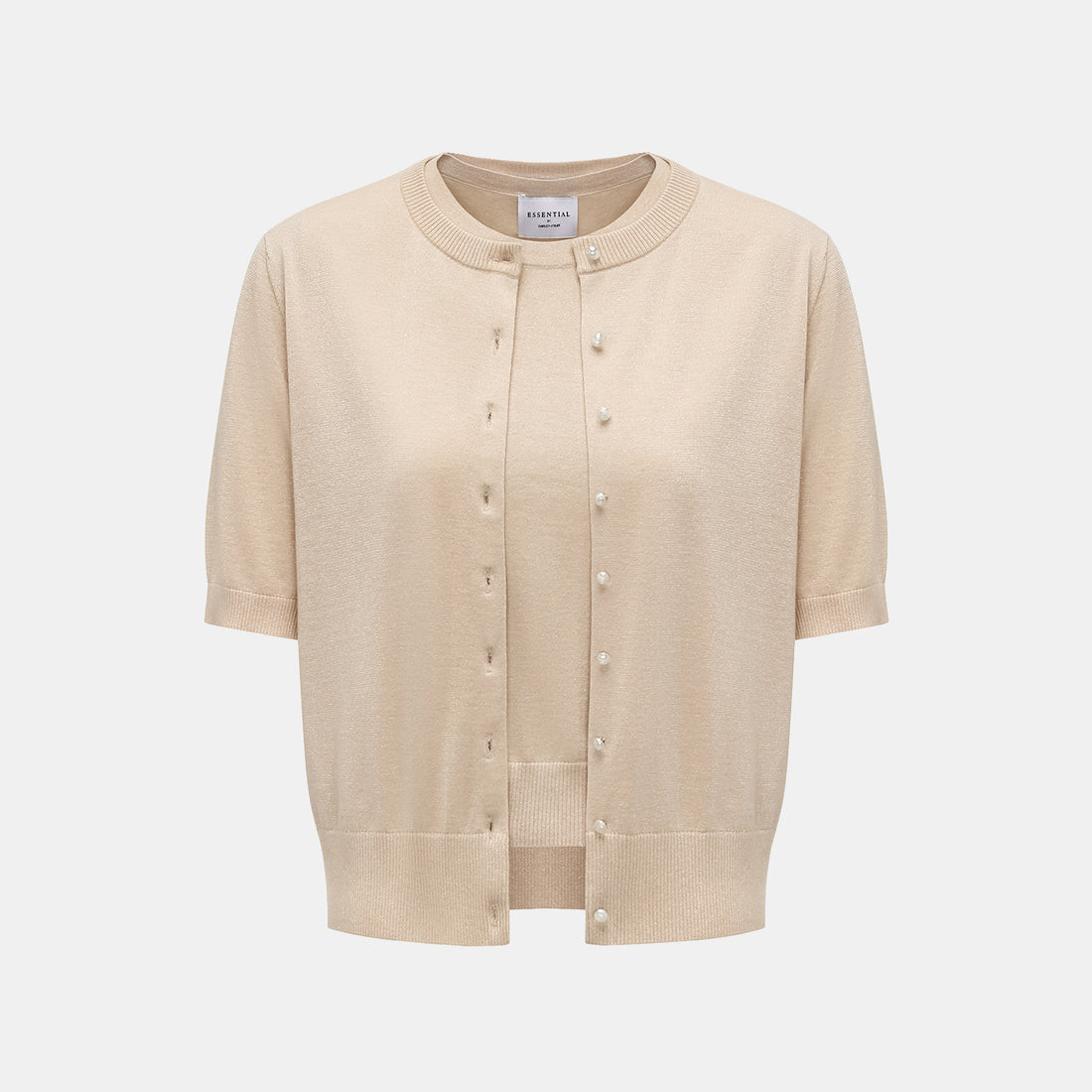 "Summer Diary" Cool Triacetate Cashmere Knit Vest—CALM