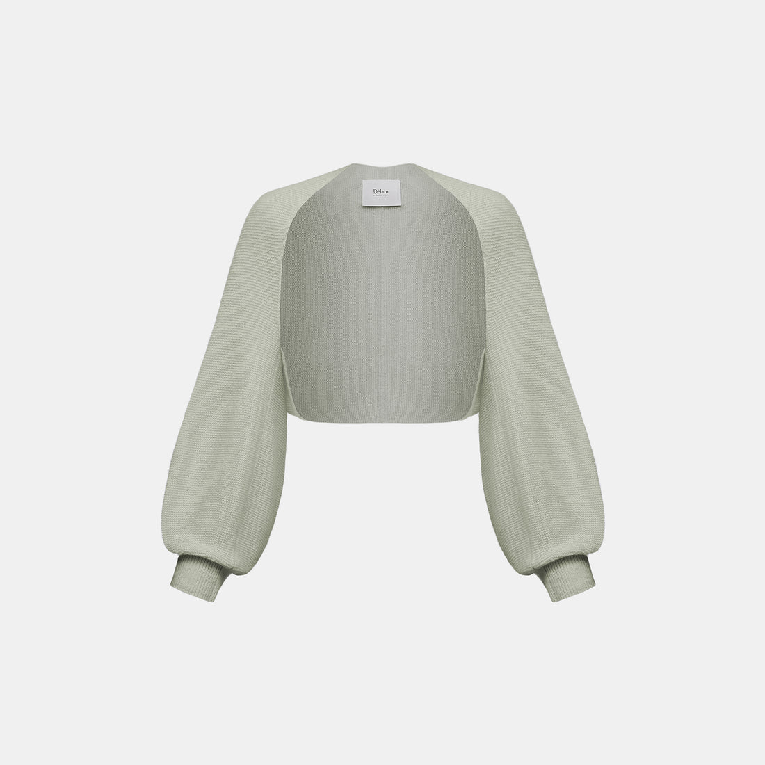 Spring Diary” Silk Cashmere真絲兩件式背心針織上衣—Verdant Veil青霧薄影